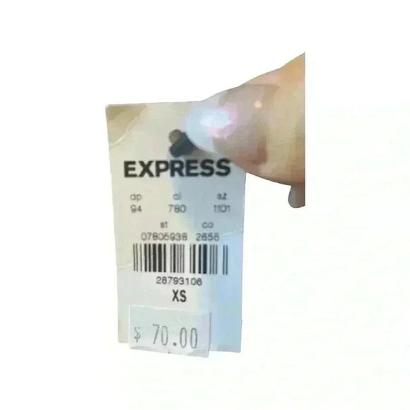 Express Tan Beige Taupe Summer Mini Dress Cap Sleeve - Picture 6 of 10